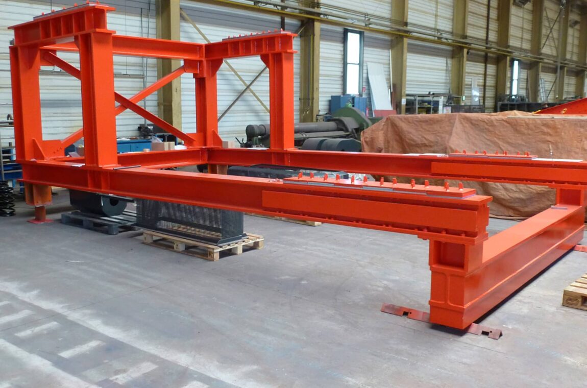 Accessories Banana screening machine BHG 30-60-I S Counter-swinging frame in production